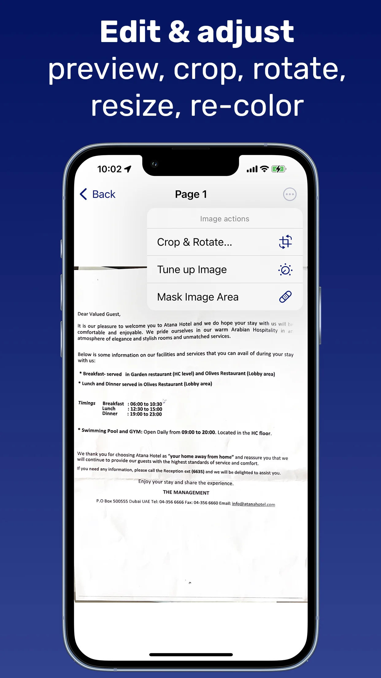 Invoice tools and document handling