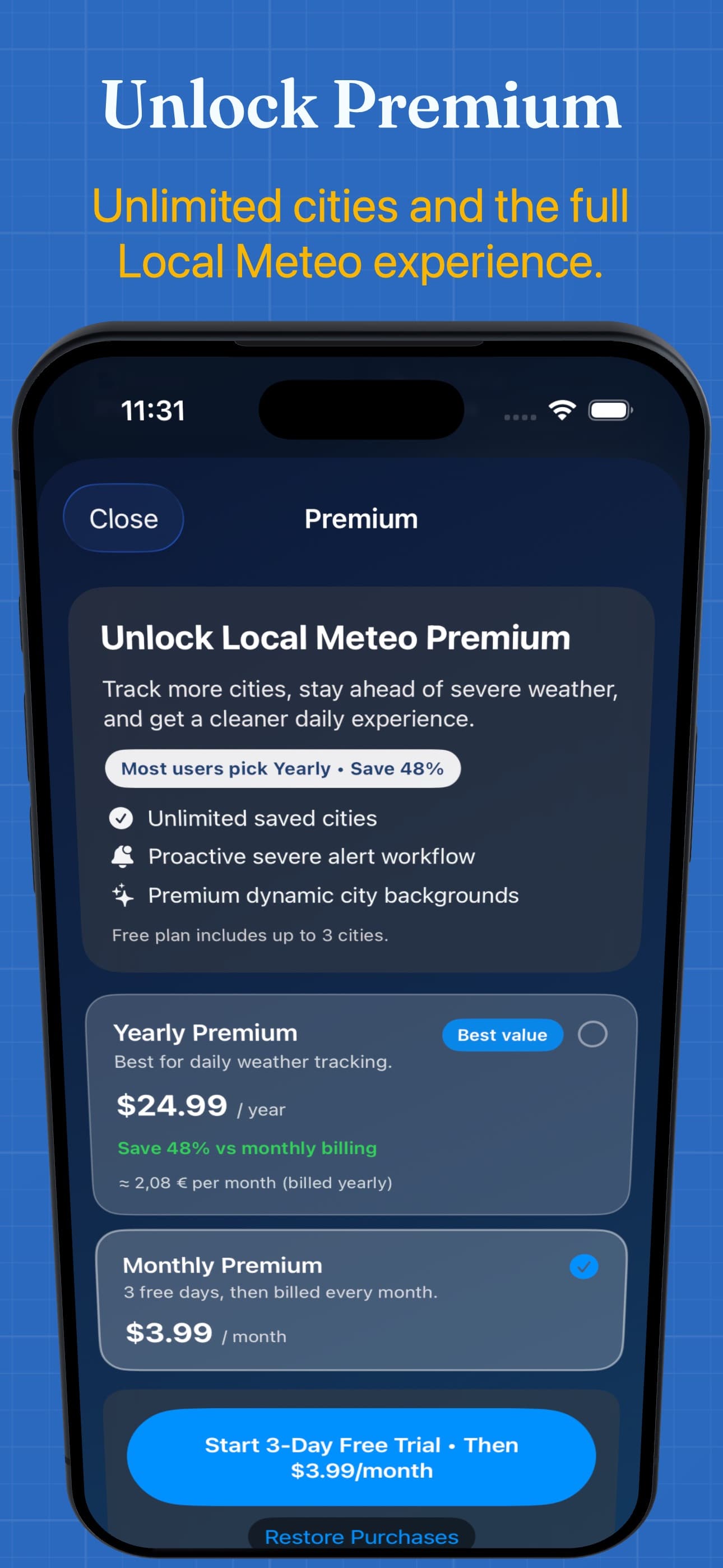 Premium features