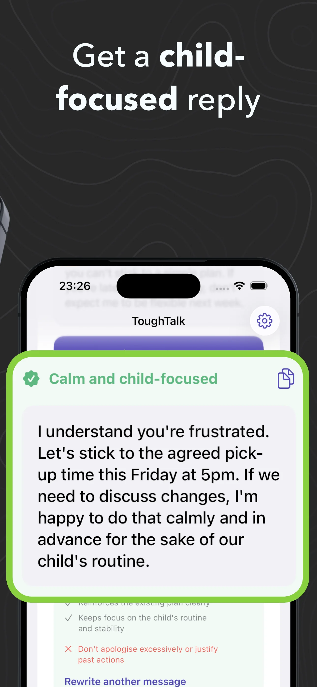 Rehearsing a difficult conversation
