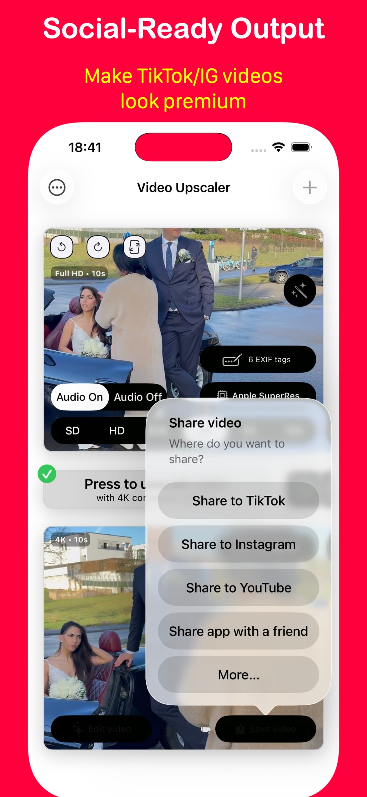Video Upscaler App Store preview 9