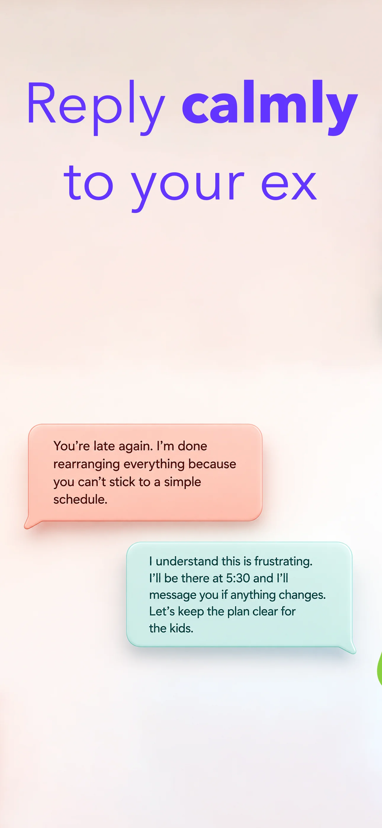 Tough Talk co-parenting message overview